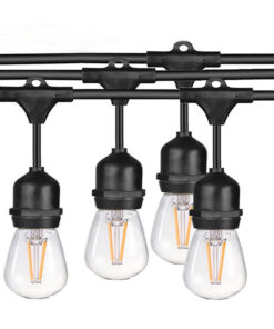 Guirlande lumineuse à Led S14 Blanc Chaud pour patio et cour intérieure